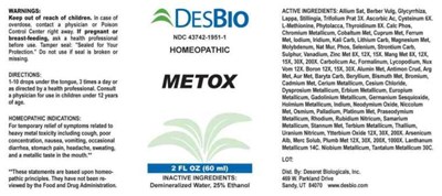 Metox (Dsrt0025 Metox 1 13 21)